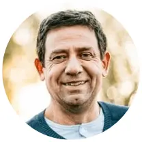 Man reviewing nutritional wellness supplement options